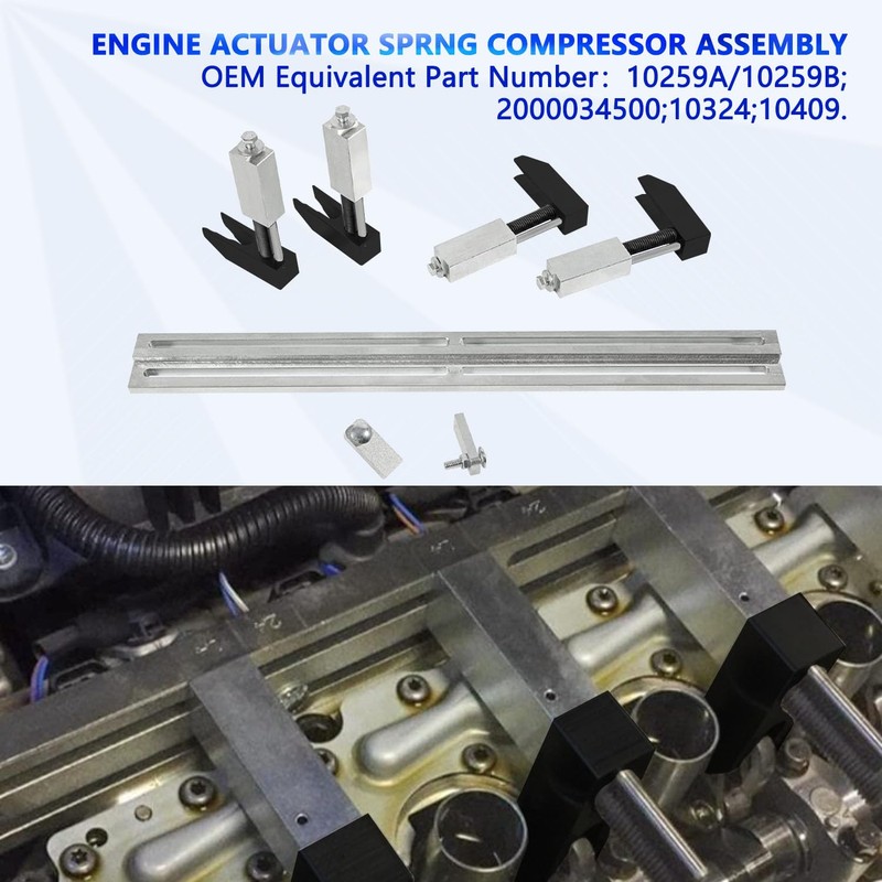 ZKTOOL 10259A 10259B Engine Actuator Spring Compressor Assembly Tool Fit