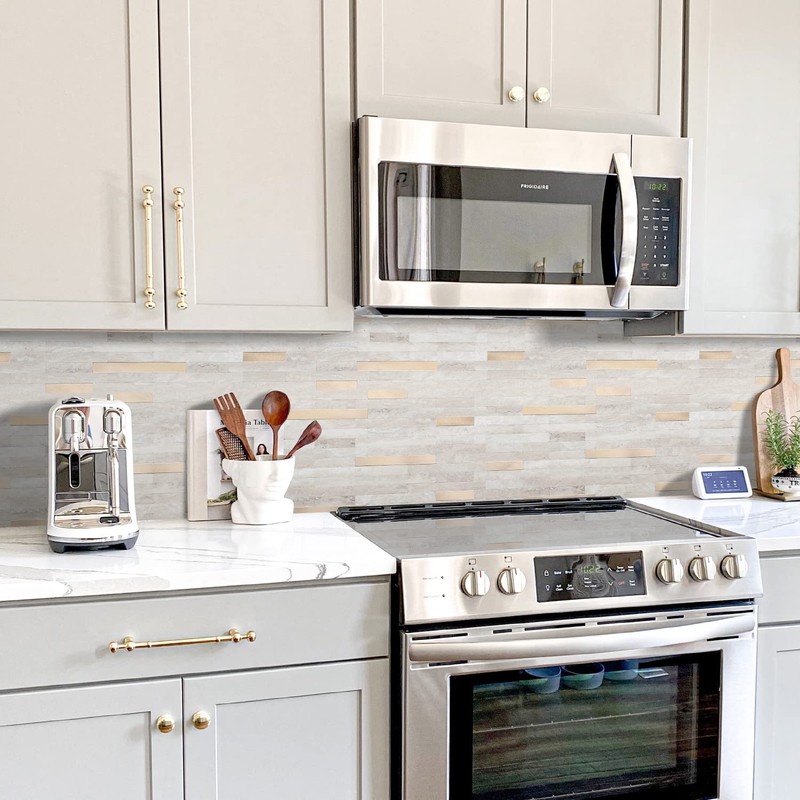 STICKGOO Peel and Stick Backsplash, PVC Wall Tiles Stick on