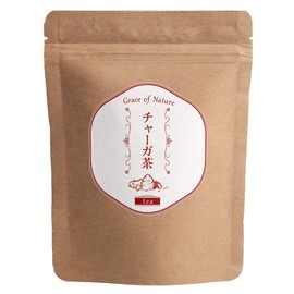 Grace of Nature Chaga Tea Bag, 0.1 oz (3 g) x 30 Pack, 3.2 oz (90 g), Caffeinated Birch Mushroom, Made in Russia