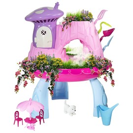 DIY Fairy Garden Kit for Kids Mushroom Spray Planting Gardening Arts and Crafts Activity Playset Educational Toy Gifts for Kids No Seeds