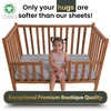 Bunnyjik GOTS Organic 2 x Cot Sheets 120x60 Fitted -