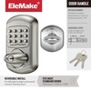 Bravex Keyless Deadbolt Keypad Entry Door Lock Zinc Alloy Sabbath