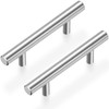 Estmoon 30 Pack Brushed Nickel Cabinet Handles 3 Inch Hole