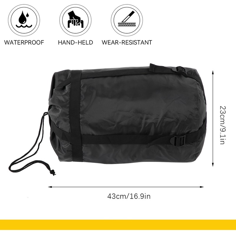 Cyrank Compression Pack Bag, 2 Piece Compression Sack for Sleeping