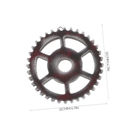 Cabilock 3pcs Gear Wall Decoration Industrial Wall Decorations Quirky Interior Vintage Steampunk Gear Vintage Wheel Wheel Ornaments for Antique Decorative Round Living