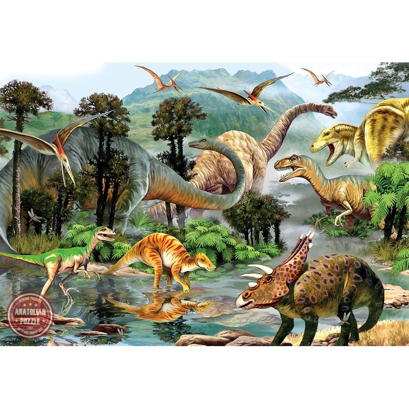 Dino Valley 2 Jigsaw Puzzle, 260-Piece