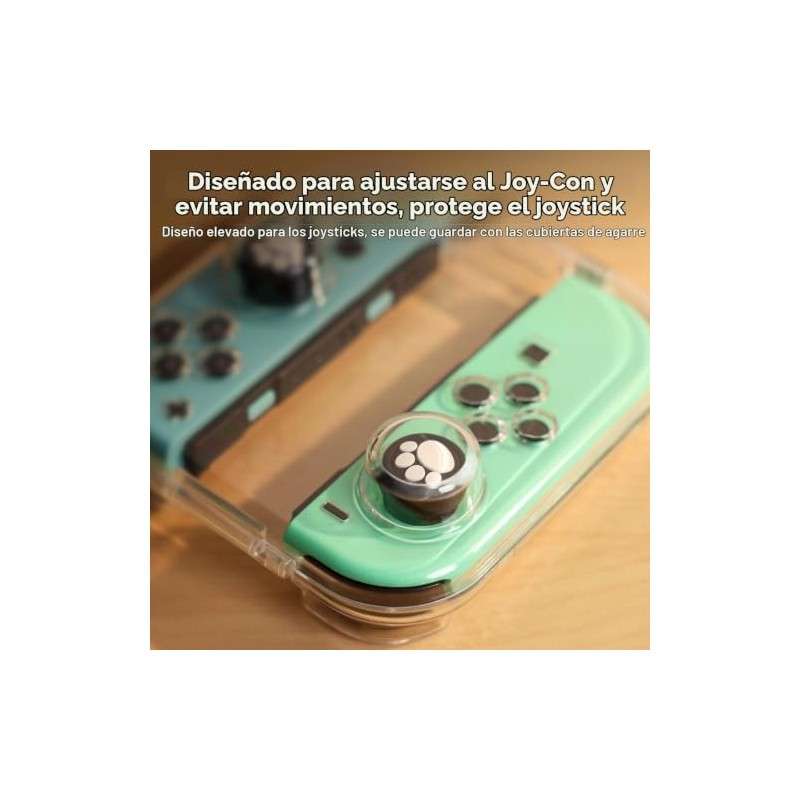 IINE Funda de Almacenamiento Transparente para Joypad, Caja Protectora Portátil