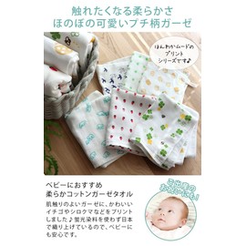 hiorie, Gauze Towel, Face Towel, Set of 6, Made in Japan, Senshu Towel