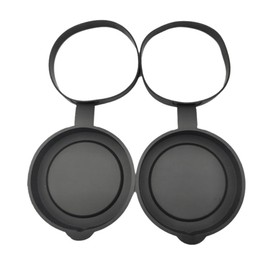 Tebbomp 2 Pieces Binoculars Protective Rubber Objective Lens Cap Binocular Best Protect 52-55MM
