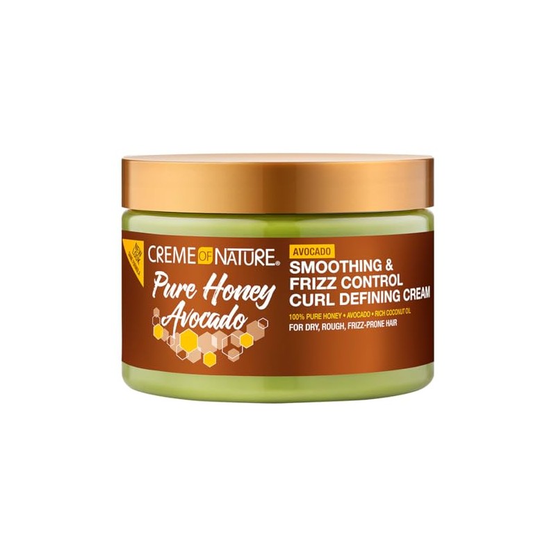Smoothing & Frizz Control Curl Defining Cream (Honey + Avocado)