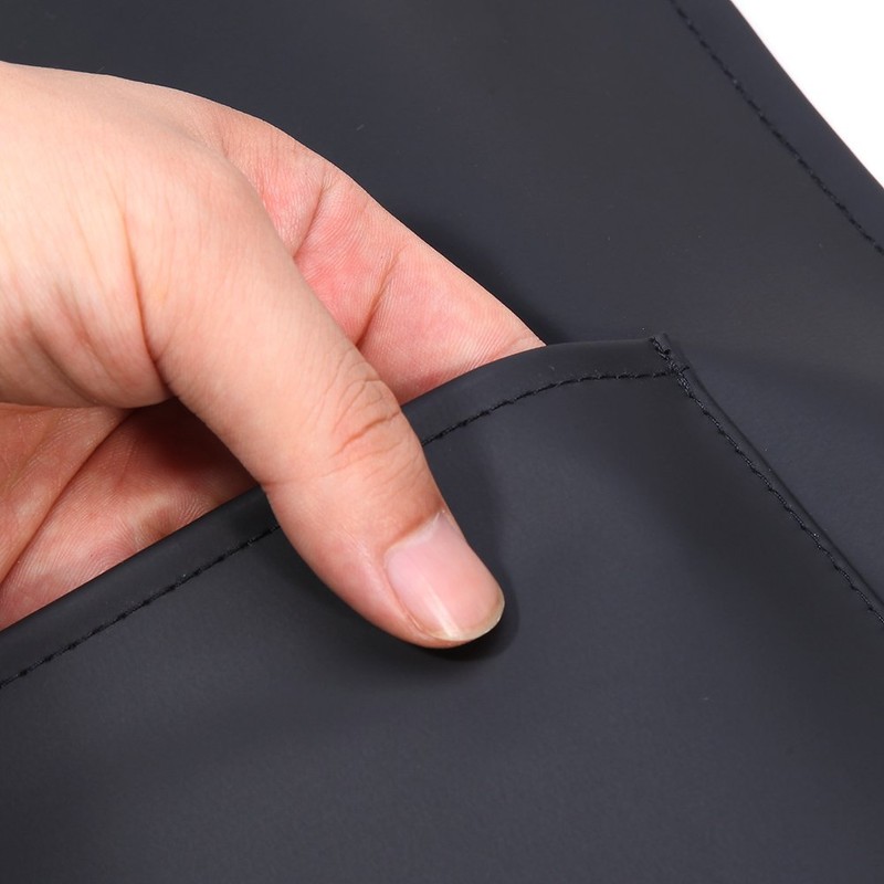 VWELL Rubber Vinyl 41.5'' Waterproof Apron for Men Women, Dishwashing,
