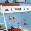 RoomMates RMK1125SCS Fire Brigade Peel and Stick Wall Decals ,