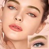 MOTIBACK Eyebrow Pencil, Multi-Fork Brush Tip Eyebrow Pen, Brown Eyebrow