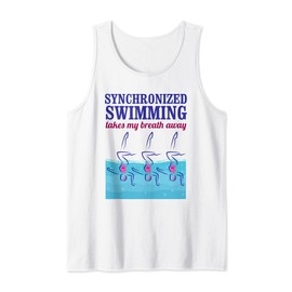 Takes My Breath Away - Synchronized Swimming Tank Top