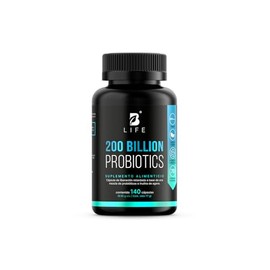 B Life Probióticos 200 Billones con 140 cápsulas | 11 Cepas con Inulina de Agave | Tecnología DRcaps | 200 Billion Probiotics.