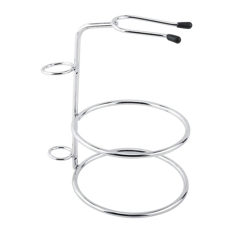 Leku Safety Razor Stand, 2 in 1 Men's Stainless Steel