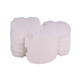 INGVIEE Pack of 12 Compatible Fine Filter Fleece for Tetratec Tetra EX400 EX500 EX600 EX700 EX800 EX1000 FF