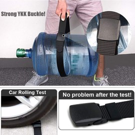 HOANAN 3 Pack Military Nylon Belt, 1.25" Wide No Metal Webbing Tactical Web Belt (1.25" wide-waist below 40", 3pack-black+coffee+gray)