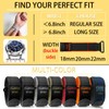 IVAPPON Sport Watch Band, Hook and Loop Nylon Strap, 20mm
