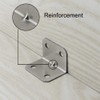 100 Pcs Stainless Steel Corner Bracket,L Shape Corner Brace/Heavy Duty