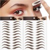 22 pares de tatuajes de cejas 4D, cejas auténticas como