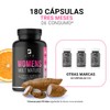 Multivitamínico para Mujer Mayor de 40 años con 180 Cápsulas.