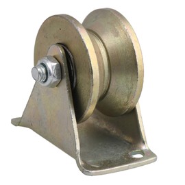 CNBTR 2" Dia Groove Rigid Caster Wheel 45# Steel for Industrial Machines Carts 300KG