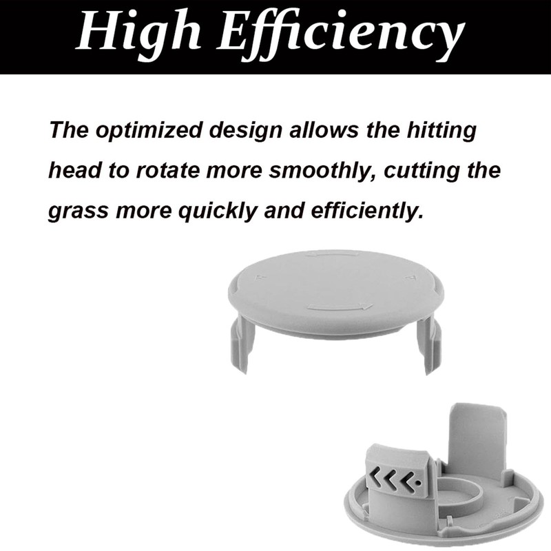 SEIWEI 2 Packs Weed Wacker String Replacement Trimmmer Spool Cover