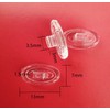 HeCheng Clear Rubber Silicon Clip On Type Nose Pads Pieces