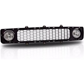 BT_MOTO Clear Lens Grill & Fog Lights Bumper Lamps W/Wiring Kits For 2005-2010 Scion TC