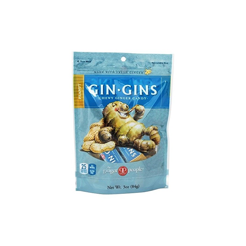 Ginger People Ginger Chew Peanut Bag