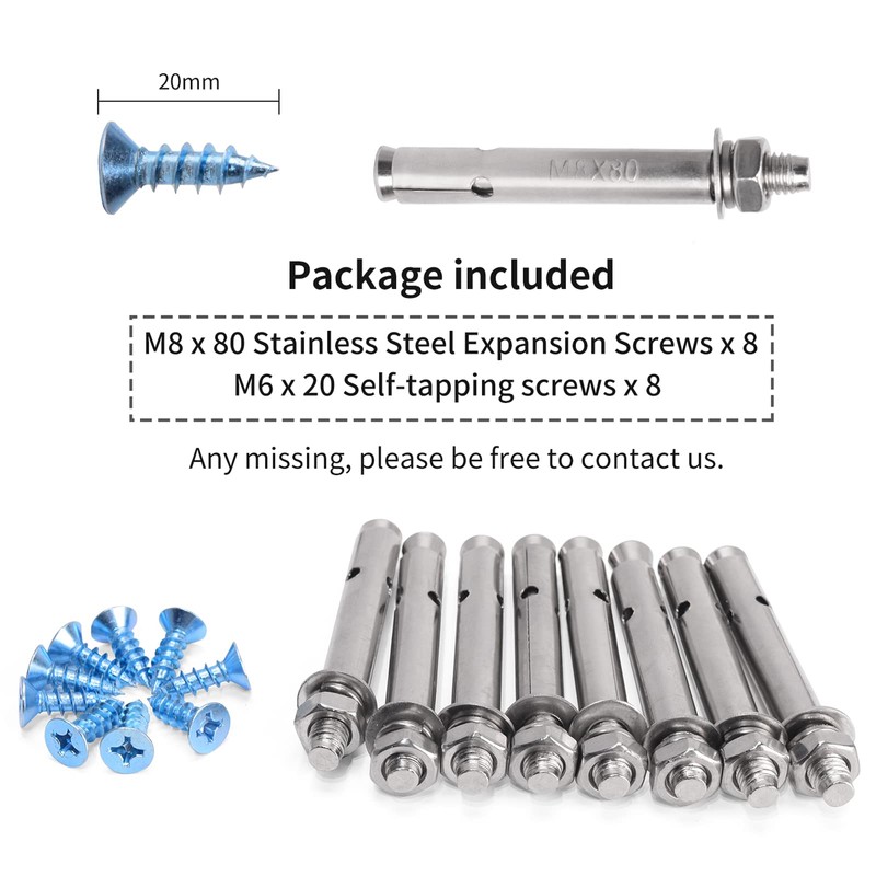 YUMORE Heavy Duty Shelf Brackets 10 inches, 1/5IN Thicken Countertop