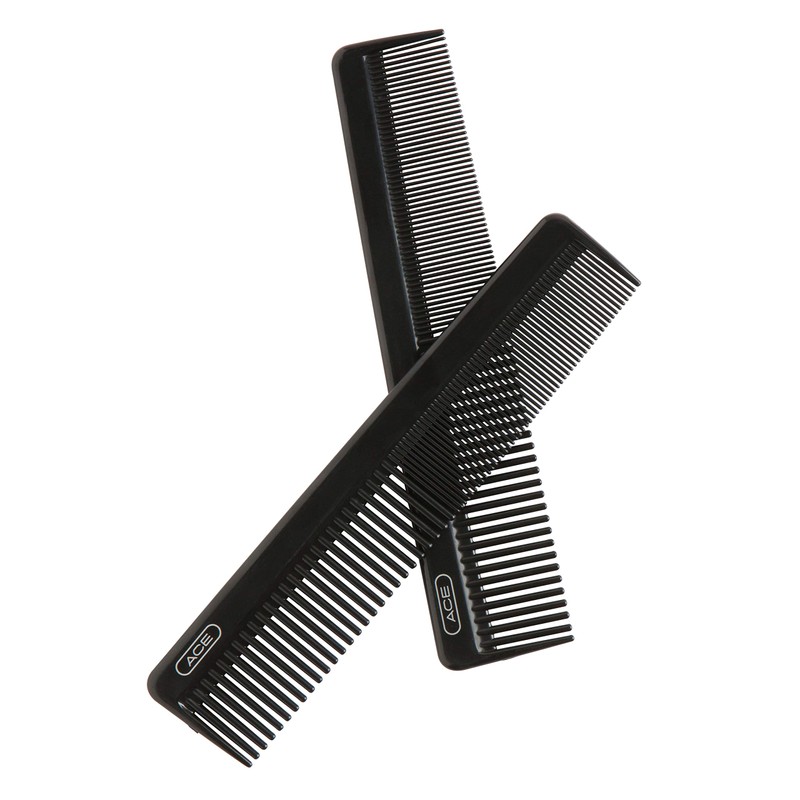GOODY Hair Ace Dressing Hair Comb, 7.5 Inch, Black, 1