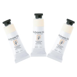 Jack Richeson Premium Oil Paint, 1.25 oz Titanium White (Pack of 3)