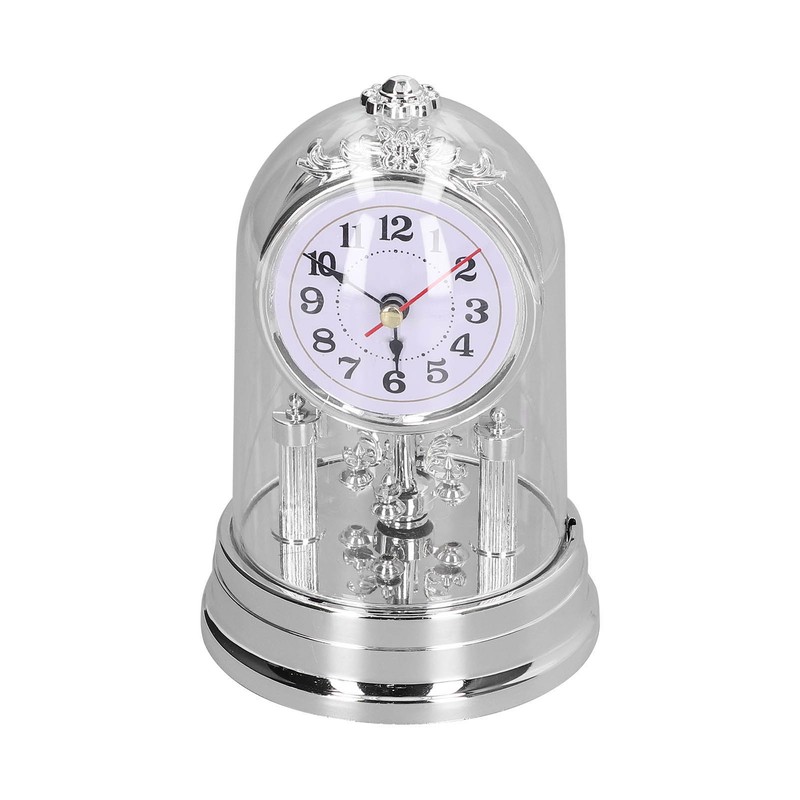Desk Clock European Style Quiet Environment Internal Rotation Home Decoration
