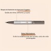 Erinde Delineadores Líquidos Para Cejas, Pincel Ultra Fino Preciso, #E03