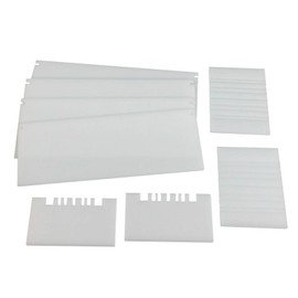 Silicone Loaf Soap Mold Dividers Plastic Partition Clapboard Rectangular White DIY Handmade Swirling Making Tools Silicone Mold