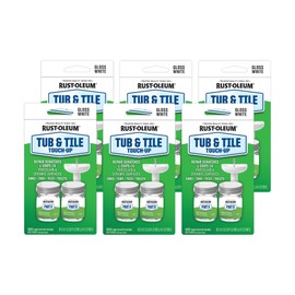 Rust-Oleum 244166-6PK Tub & Tile Touch Up Paint, 6 Pack, White