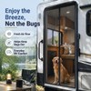 Yourheey RV Magnetic Screen Door 33"x80", Heavy Duty PET Mesh