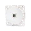 White plug for German or French 1-way TV, elegant and