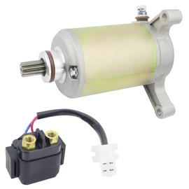 Soarider Starter & Relay for Yamaha Big Bear 350 2x4 YFM350U 1996-1998| Big Bear 350 4x4 YFM350FWJ 1997| Kodiak 400 4x4 YFM400F 1996-1998| Warrior 350 YFM350X 2004, 1UY-81890-00-00 18756 SMU0065