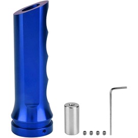 Senyar Cubierta del freno de mano, Universal Auto Car Aleación de aluminio Cubierta del freno de mano Protector de la manija Funda del freno de mano(Azul) funda freno de mano azul