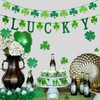 82 Stück St. Patricks Day Dekoration Set Grün Kleeblätter Banner