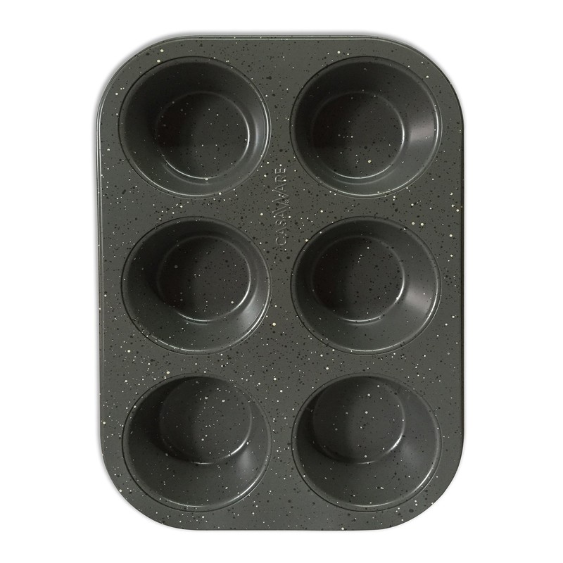 casaWare Toaster Oven 6 Cup Muffin Pan NonStick Ceramic Coated