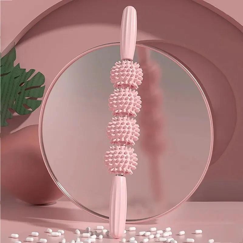 VitalComplete 4-Piece Foam Roller Set - Color: Pink Four Pcs