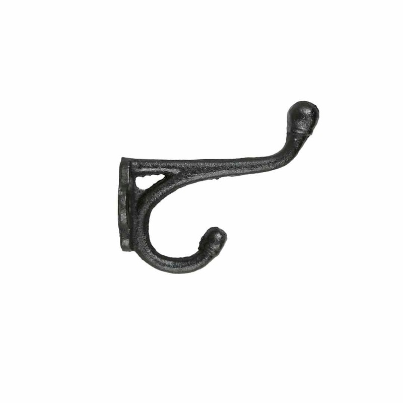 Dulton S255-92ABK Iron Parts, Wall Hook, Antique Black, Height 3.0