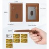 Kauzzet Luxury Smart Wallet Credit Card & ID Holder, Compatible