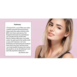 Best 100% Pure Rose Water Hydrating Toner Spray Balancing Mist for Face. Luxurious Organic Bulgarian Rose Otto Hydrosol -Steam Distilled from Rose Damascena -Premium Therapeutic Grade 4oz Glass Bottle