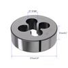 Skweawert 1/2"-28 UNEF Round Threading Die, 1/2x28 UNEF Screw Thread