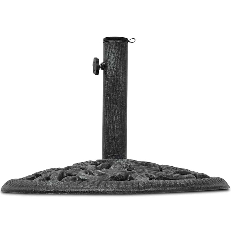 vidaXL 26.5lb Round Umbrella Base for Outdoor, Deck, Patio Parasol